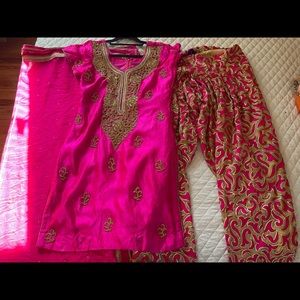 Silk suit heavy salwar